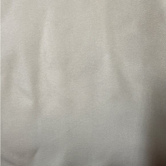 Tory Burch Silk Peasant Blouse Top Ivory Chiffon Size S Batik Trim Boho Designer - Picture 16 of 16